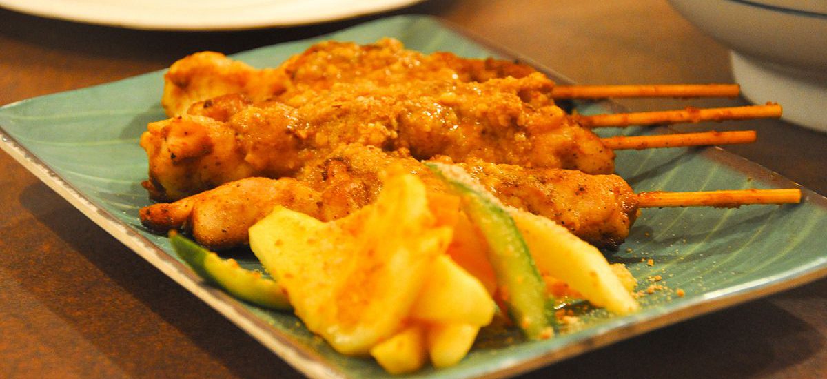 Porc sauce satay (sauce aux arachides)