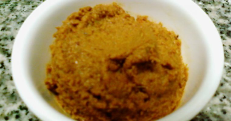 Kroeung ou pâte de curry cambodgienne