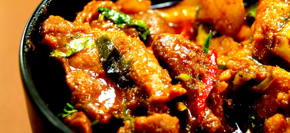 Poulet au curry Thaï et à l&rsquo;ananas