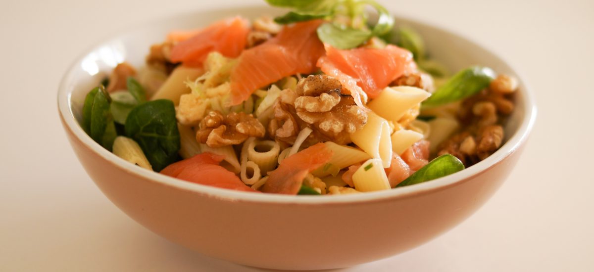 Pâtes au saumon fumé