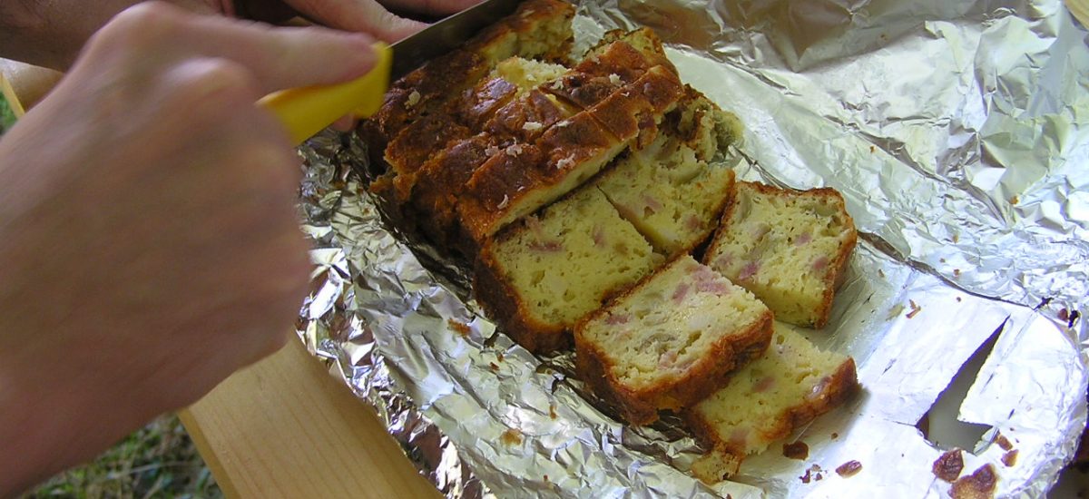 Cake jambon et lardons