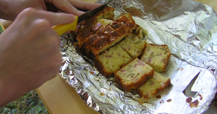 Cake jambon et lardons