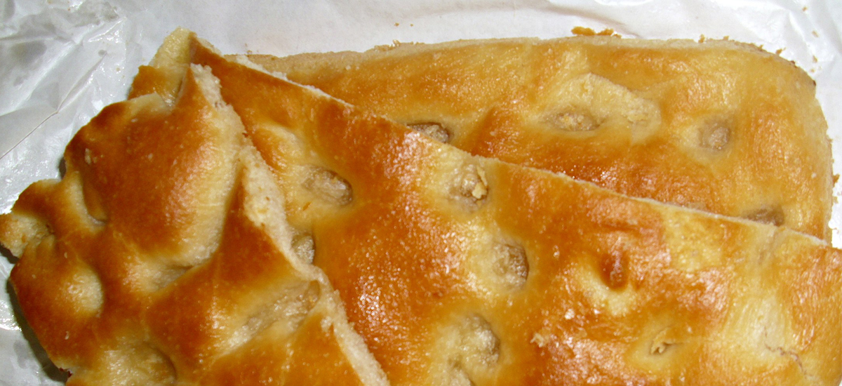 Focaccia à la fleur d&rsquo;oranger