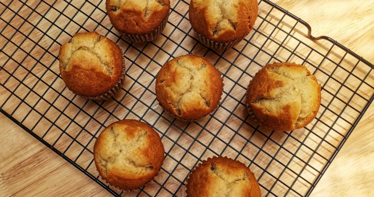 Muffins au fromage à la crème, poires et anis