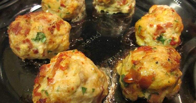 Boulettes de poulet à l&rsquo;ail et aux herbes aromatiques