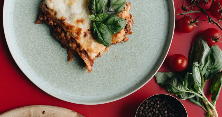 Lasagne à la viande braisée au vin rouge
