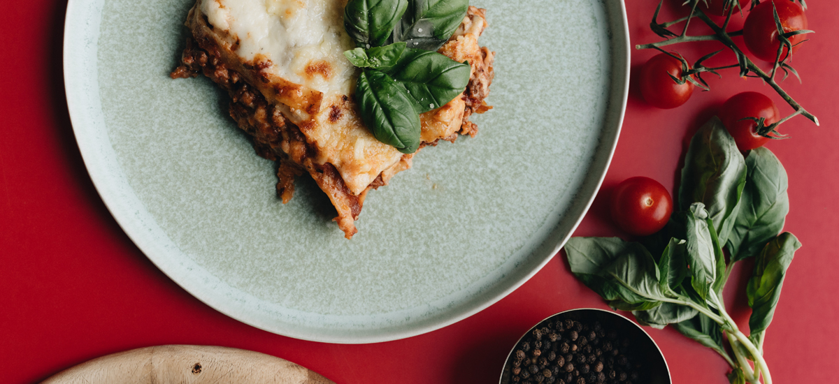Lasagne à la viande braisée au vin rouge
