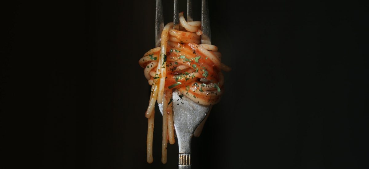 Spaghetti  aux crevettes épicés