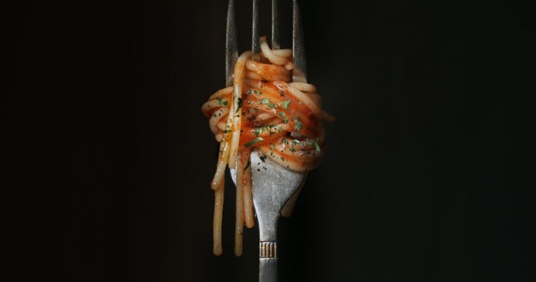Spaghetti  aux crevettes épicés