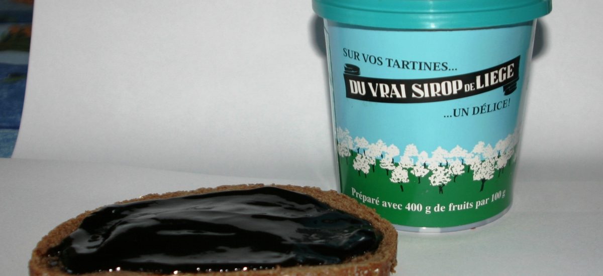 Carré au cacao et sirop de Liège (vin cuit ou poiret)