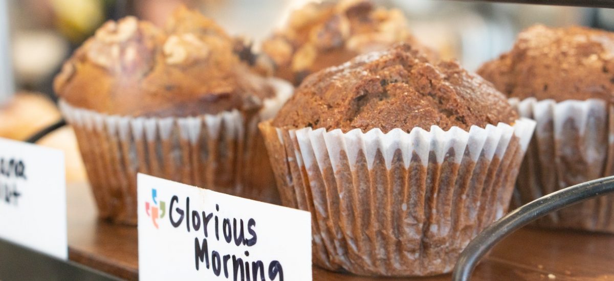 Muffins aux pommes, avoine et érable