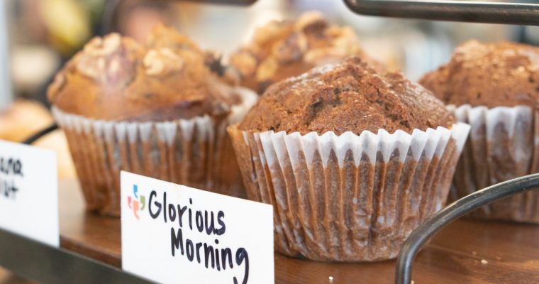 Muffins aux pommes, avoine et érable