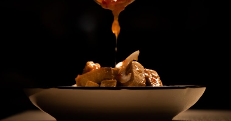 Nouilles de riz au sésame et tofu