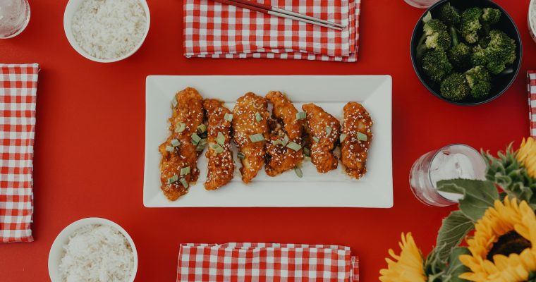 Lanières de poulet panées au sésame et tournesol