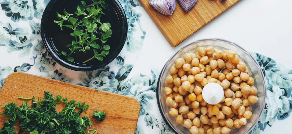 Galette de tofu, edamames et pois chiche