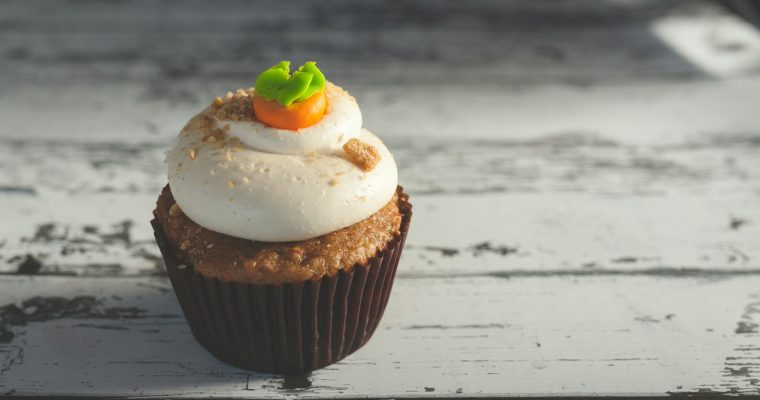 Muffins aux carottes et noisettes