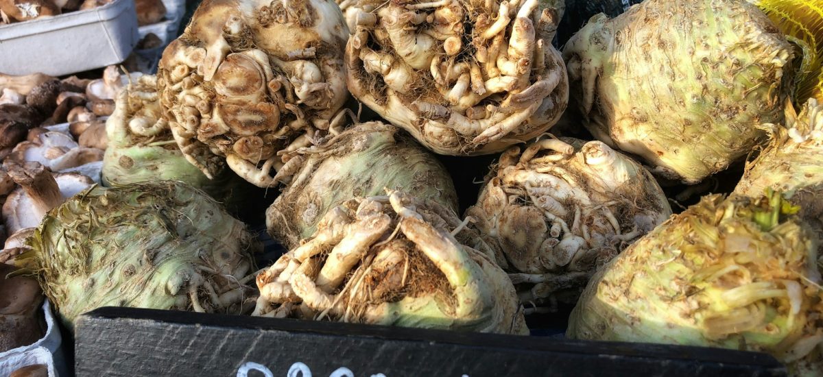 Chaudrée de céleri-rave, fenouil et pomme