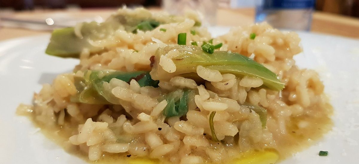 Risotto aux poireaux et au parmesan