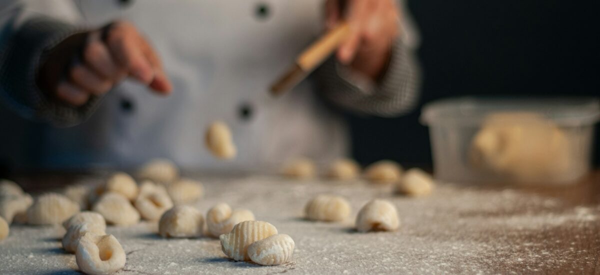 Gnocchis de pommes de terre à la courge, gorgonzola et gingembre